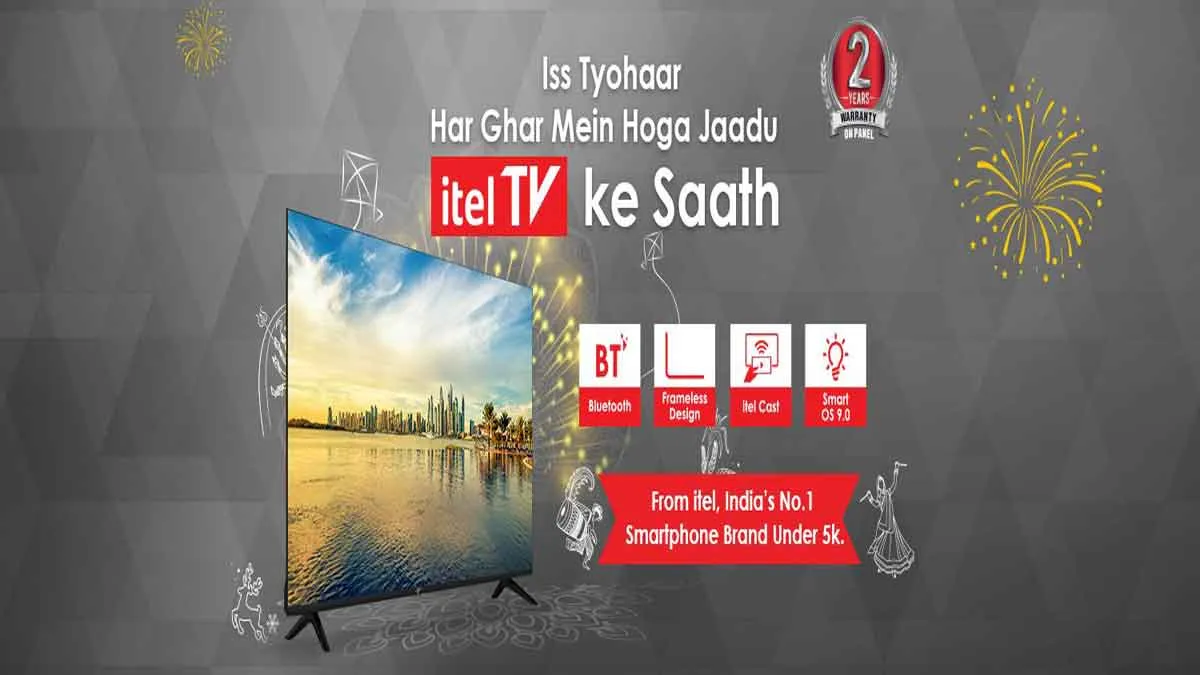 Itel forays into smart TV segment, eyes up to 8 pc market share in a year- India TV Paisa