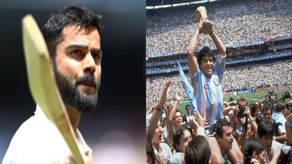 Paying tribute to Diego Maradona, Kohli said, 'Sports lost a genius'- India TV Hindi