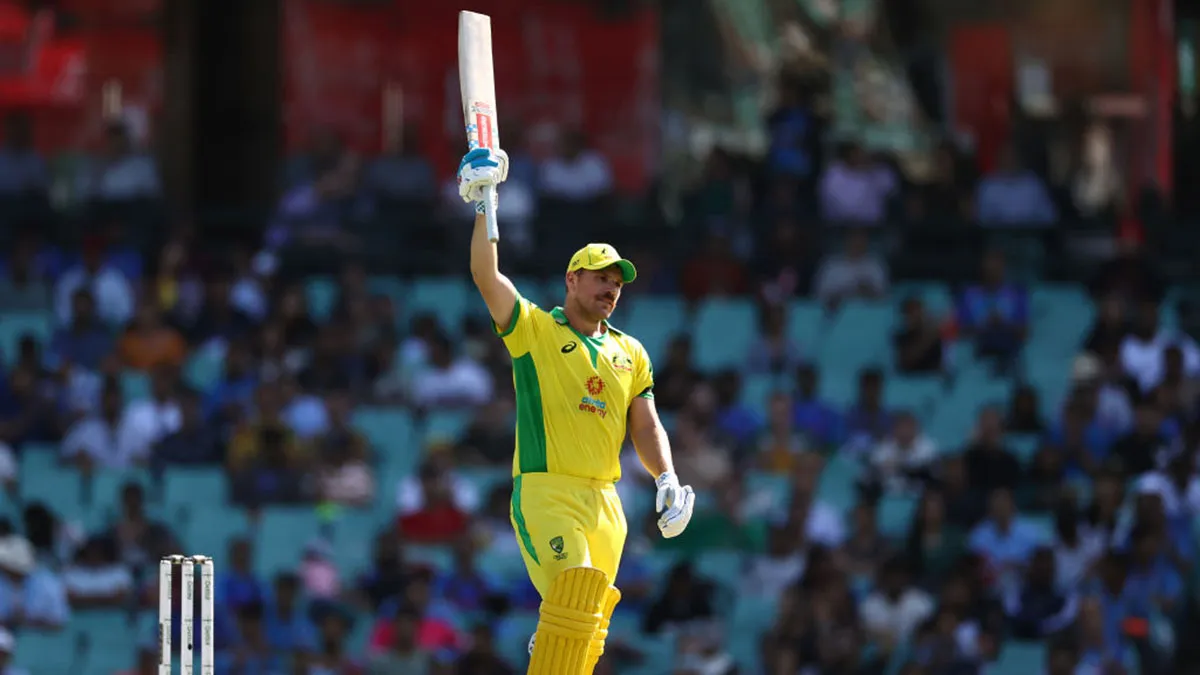 AUS vs IND 1st ODI: Australian captain Aaron Finch hits his 17th century in ODI career- India TV Hindi