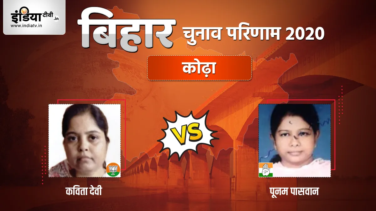 Korha Seat Election Result Punam Paswan Kavita Paswan BJP Congress- India TV Hindi