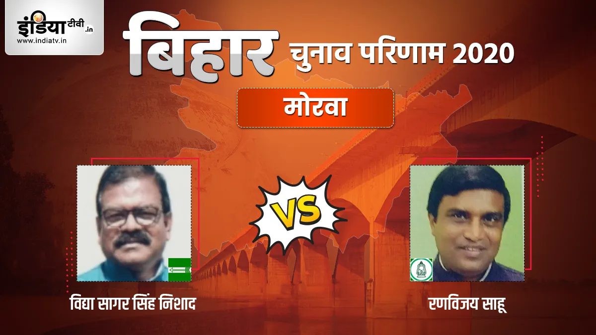 Morwa Seat Election Result Ranvijay sahu Vidyasagar Nishad JDU RJD- India TV Hindi