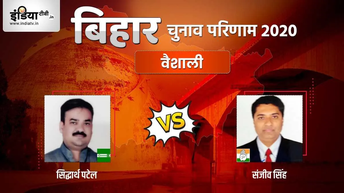 Vaishali seat election result sanjeev kumar singh siddharth patel congress jdu । Vaishali Election R- India TV Hindi