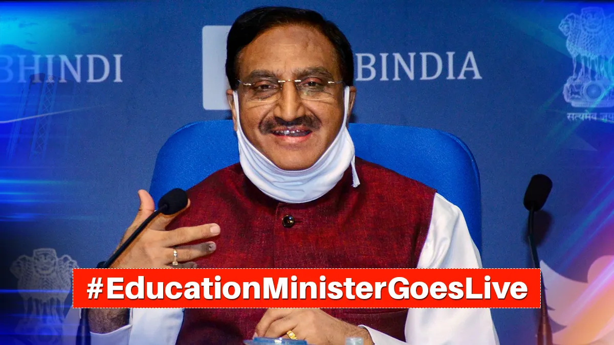 EducationMinisterGoesLive Nishank will talk live today at 4...- India TV Hindi