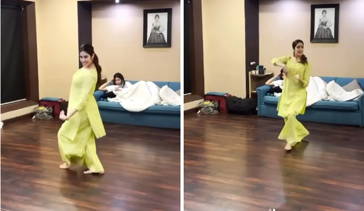 janhvi kapoor shares her dance rehearsal video with sister khushi kapoor- India TV Hindi
