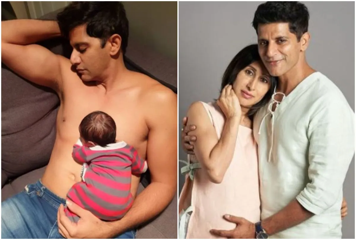 karanvir bohra latest picture with new baby girl- India TV Hindi