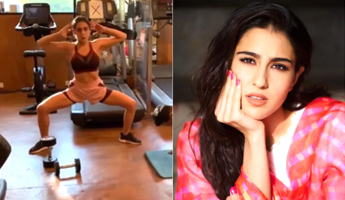 sara ali khan intense gym workout says when in doubt you must workout- India TV Hindi