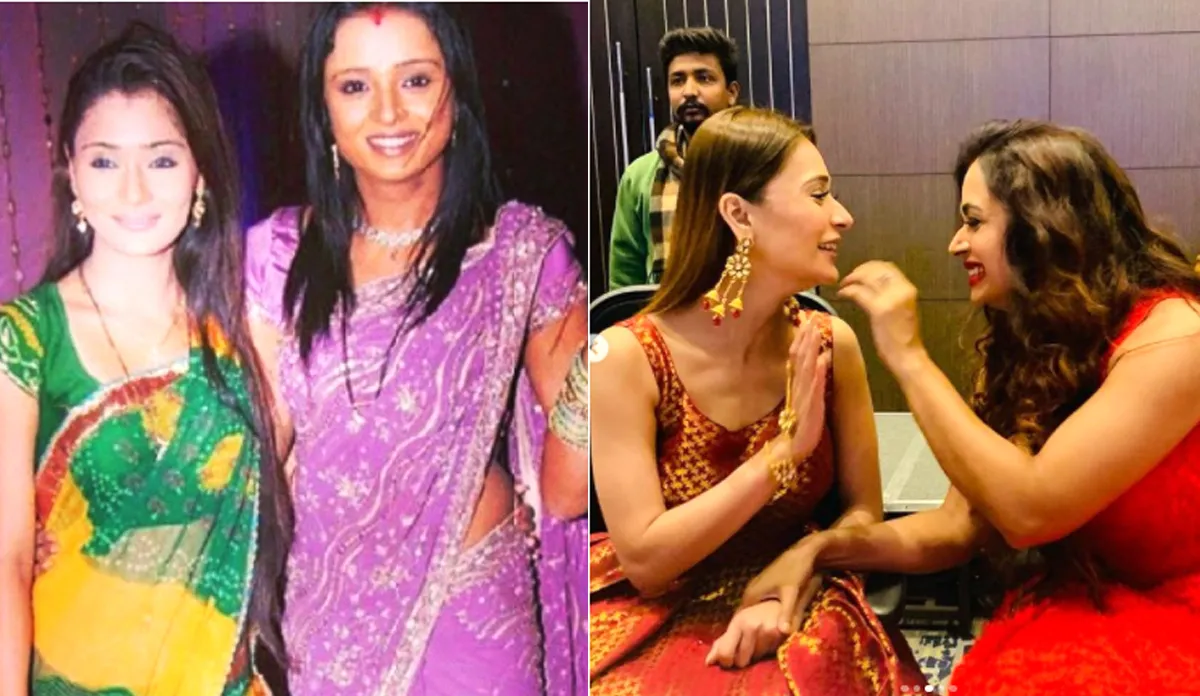 bidaai sisters sara khan and parul chauhan met after 10 years - India TV Hindi