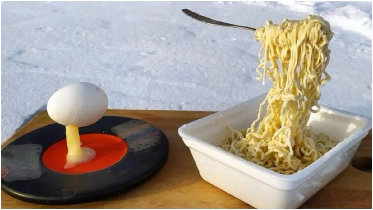 frozen Noodle and egg in serbia- India TV Hindi