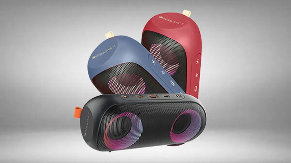 Zebronics launches powerful speaker Zeb-Music Bomb X with IPX7 rating- India TV Paisa