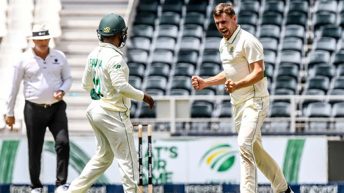 PAK vs SA 2nd Test, Day 2: South Africa made 104/4 after 5 wickets of Notarje- India TV Hindi