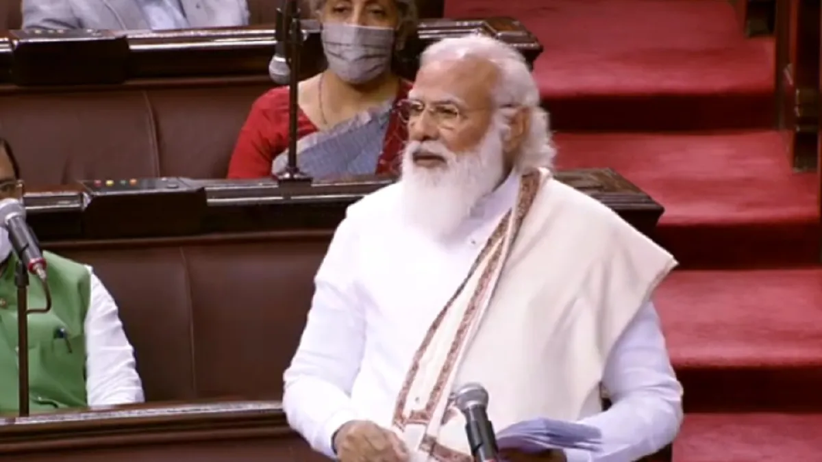 PM Narendra Modi chants Maithalisharan gupt poem in rajyasabha पीएम मोदी ने राज्यसभा में पढ़ी मैथिली- India TV Hindi