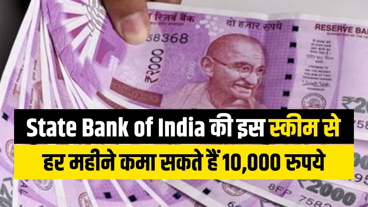 Sbi customers scheme how to earn 10000 rupees per month see details- India TV Paisa