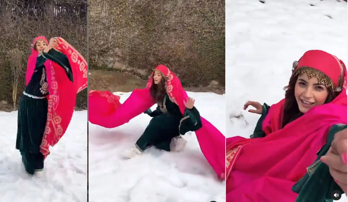 बर्फ में डांस करते हुए गिरी शहनाज गिल, वीडियो तेजी से हो रहा वायरल- India TV Hindi