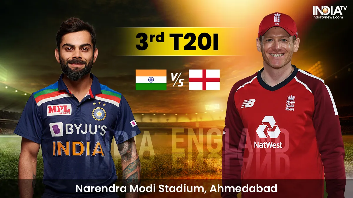 भारत और इंग्लैंड के बीच खेले गए तीसरा टी20 मुकाबले को इंग्लैंड ने 8 विकेट से जीतकर इंग्लैंड ने 5 मैच- India TV Hindi