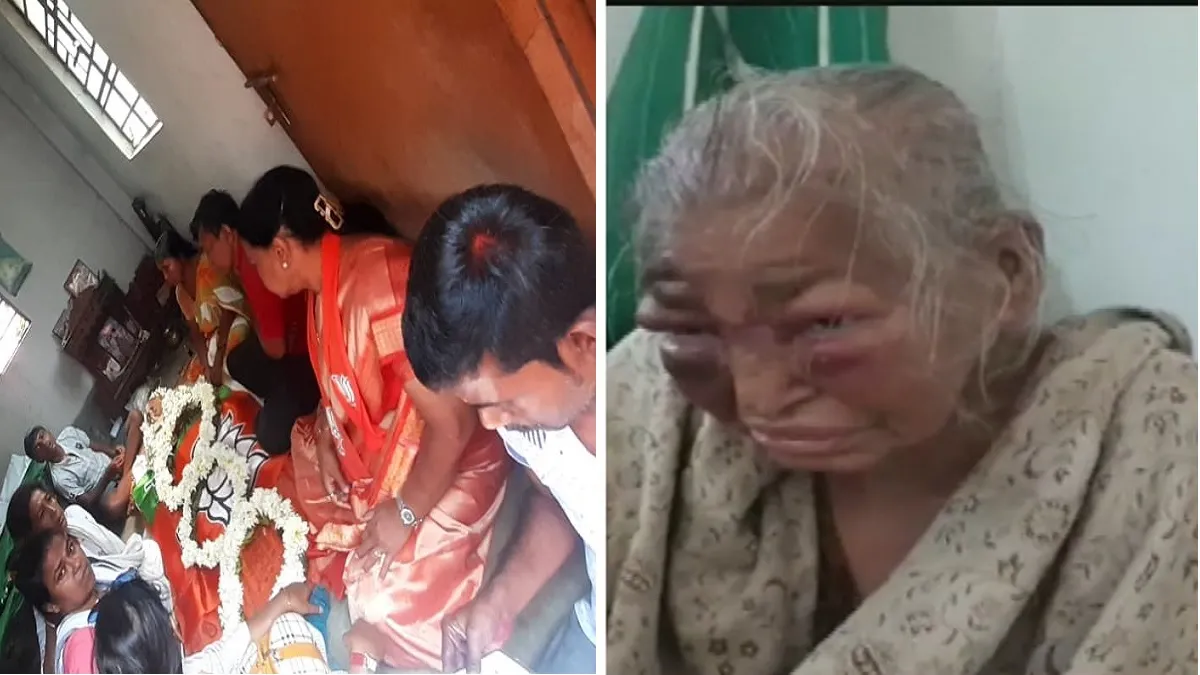 Bengal BJP worker mother shobha majumdar dies who was beaten by TMC workers बंगाल BJP कार्यकर्ता की - India TV Hindi