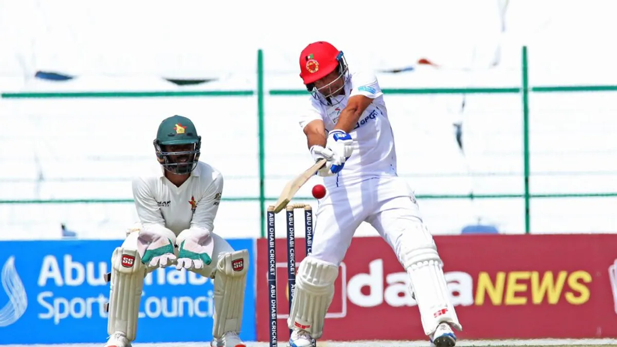 AFG vs ZIM, 2nd Test: Afghanistan on the first day 307/3 on the basis of Asghar Afghan's century - India TV Hindi