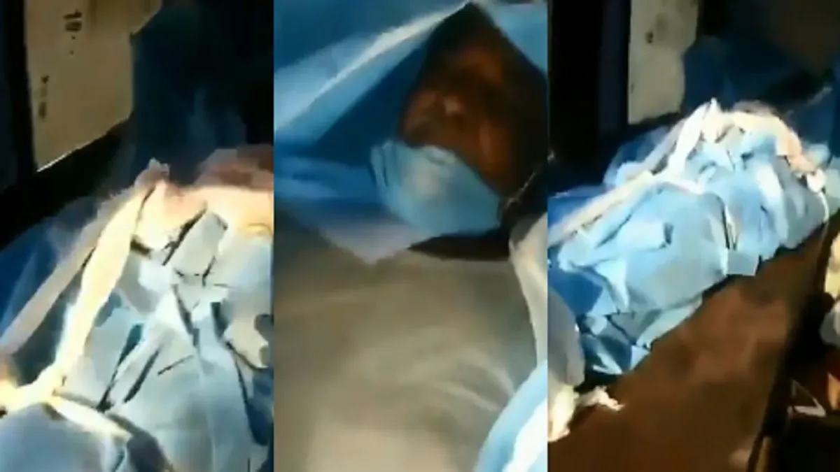 ...जब जिंदा कोरोना मरीज को जलाने पहुंचे श्मशान, अस्पताल की घोर लापरवाही का वीडियो वायरल- India TV Hindi