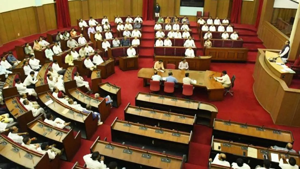 Odisha Assembly, Odisha Assembly Slippers, Odisha Assembly Slippers Speaker Podium- India TV Hindi