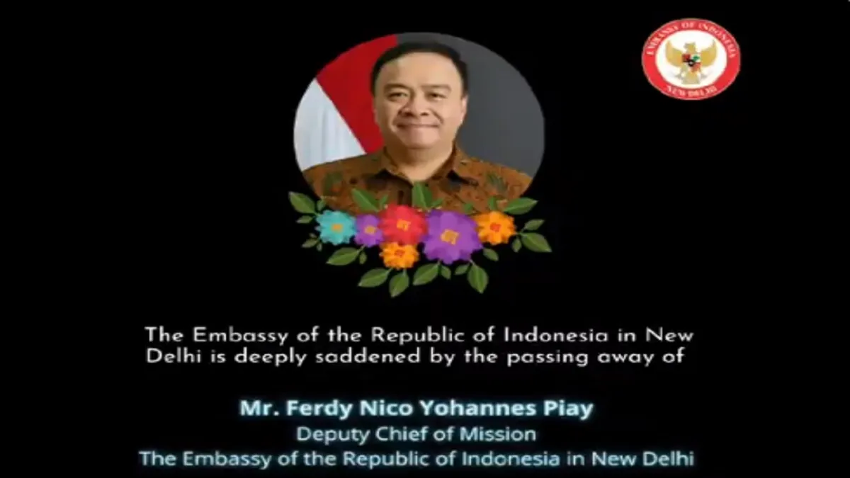 Indonesia Deputy Chief of Mission in India Ferdy Piay covid death Covid: इंडोनेशिया के शीर्ष राजनायि- India TV Hindi