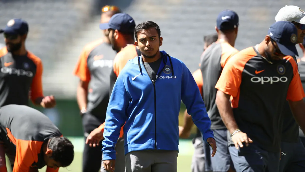 Rishabh Pant example given by BCCI laid the condition for inclusion of Prithvi Shaw in Team India- India TV Hindi