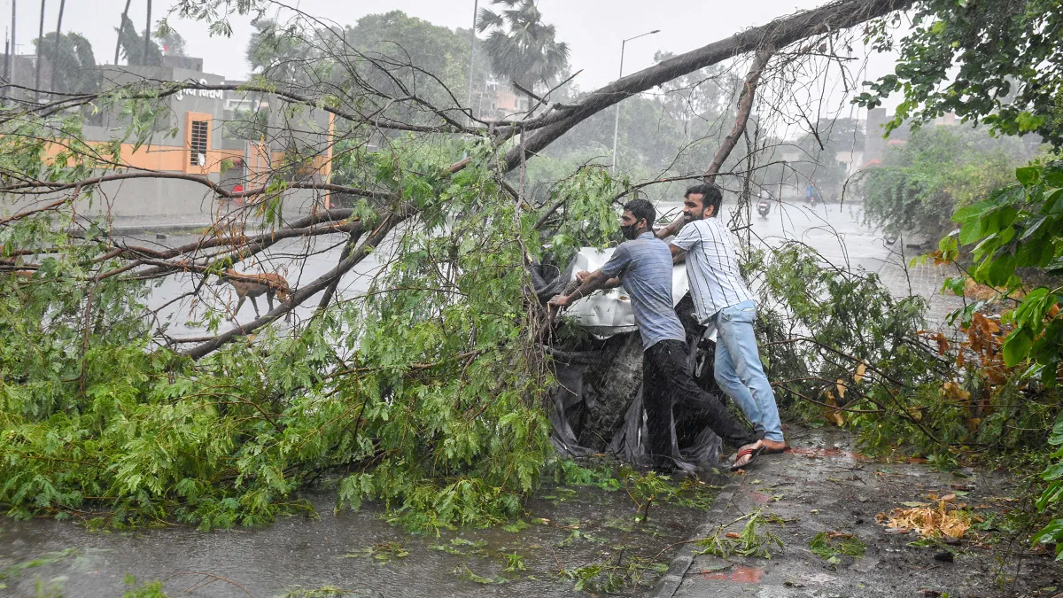 Cyclone Tauktae ने गुजरात में मचाई तबाही, सात लोगों की मौत, भारी नुकसान- India TV Hindi
