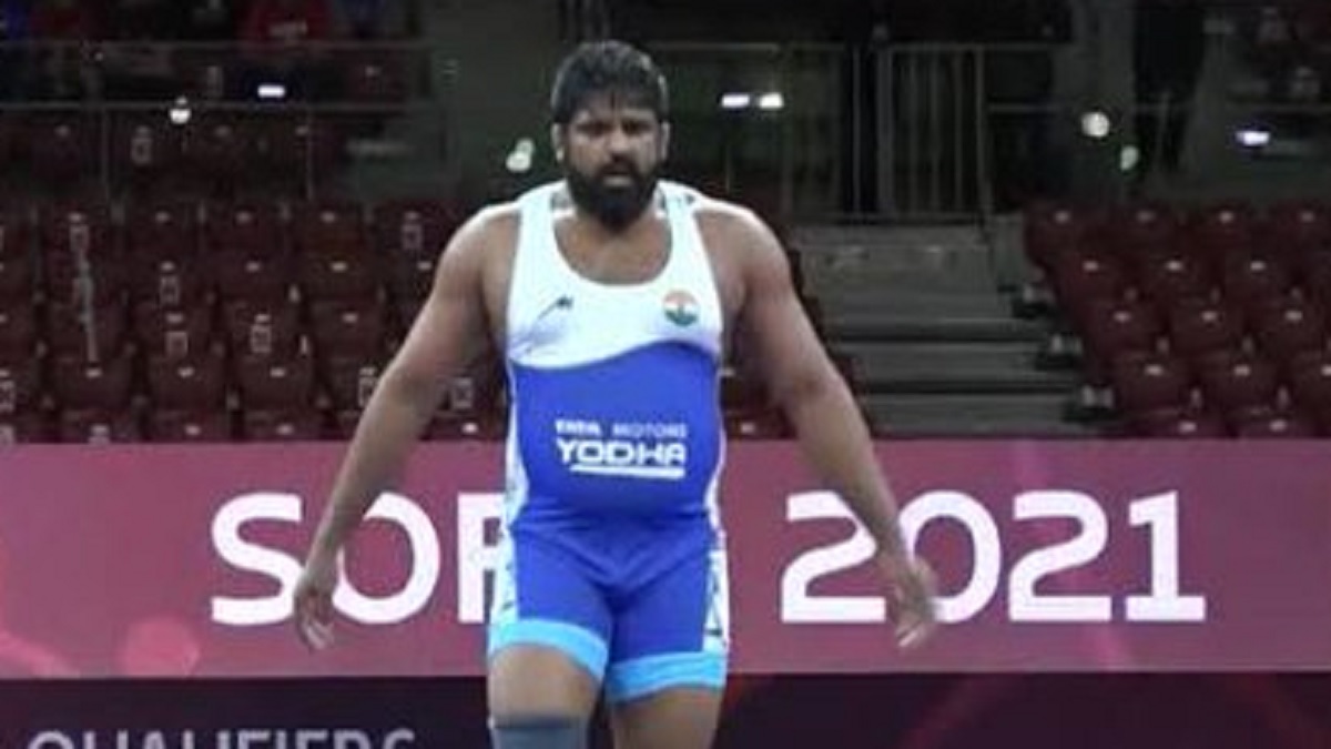 Indian Wrestler Sumit Achieved Olympic Quota In Men S 125 Kg Freestyle Category भ रत य पहलव न स म त न प र ष 125 क ग र फ र स ट इल वर ग म ह स ल क य ओल प क क ट India Tv Hindi News