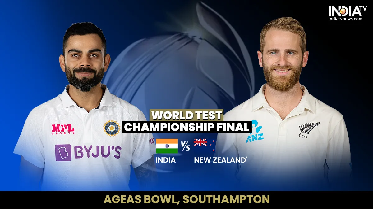 India vs new Zealand 2021 wtc final Day 2 live match score ball by ball updates in hindi from ageas - India TV Hindi