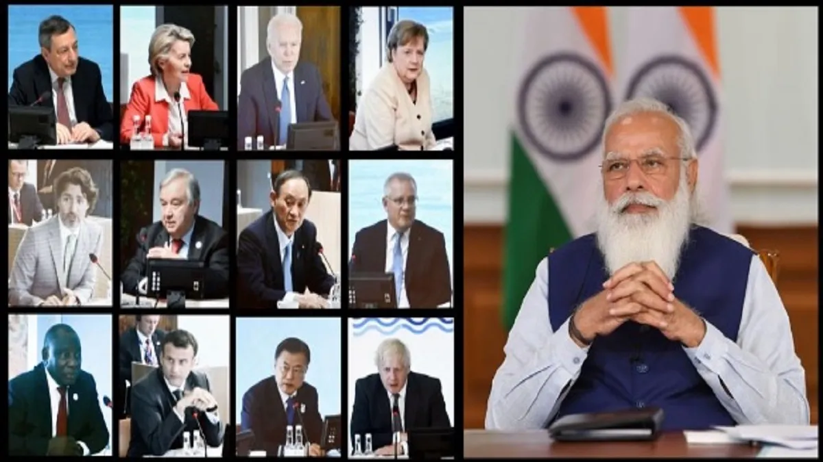 पीएम मोदी ने जी-7 समिट के दो सत्रों को किया संबोधित- India TV Hindi