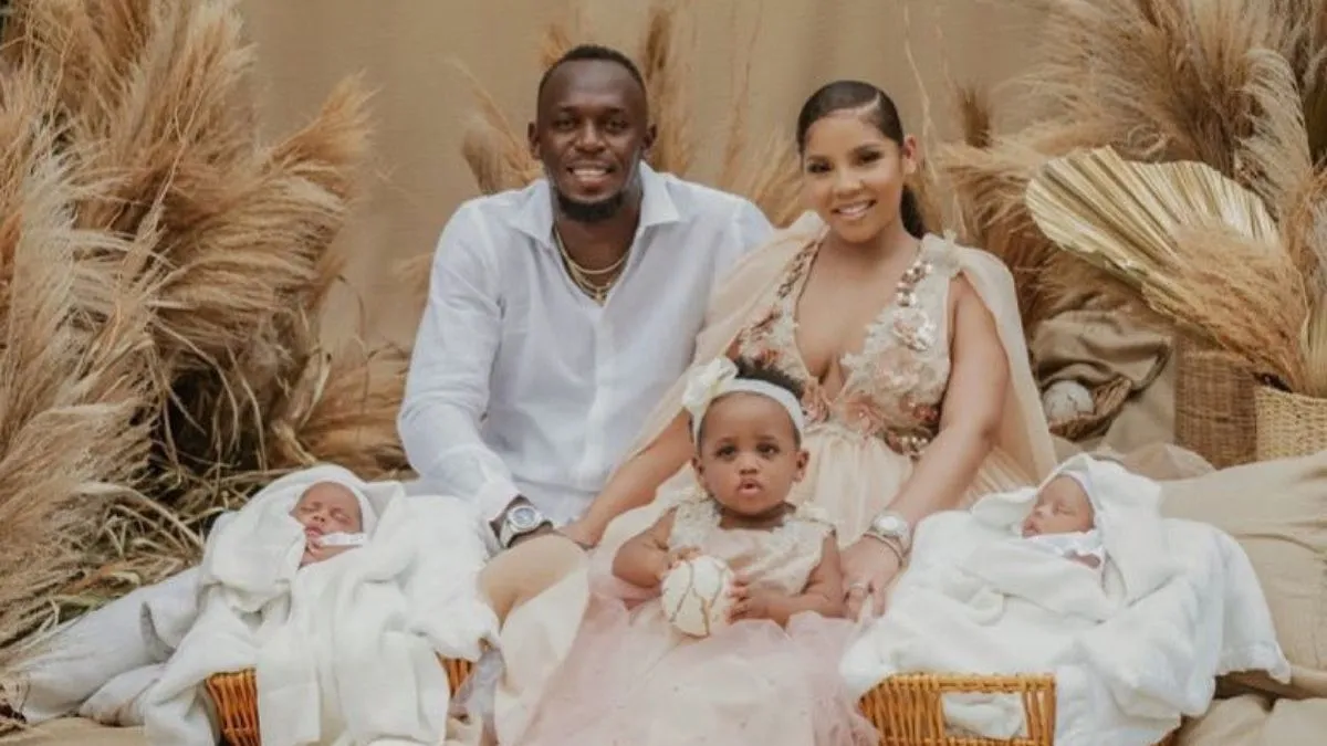 usain bolt welcomes twins on father's day- India TV Hindi