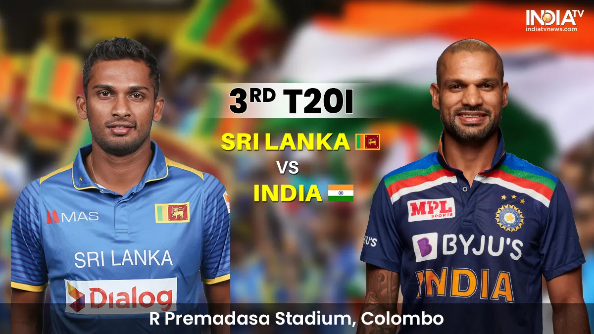 Live Streaming Cricket India vs Sri Lanka 3rd T20I When and Where To Watch IND vs SL Live Cricket Ma- India TV Hindi