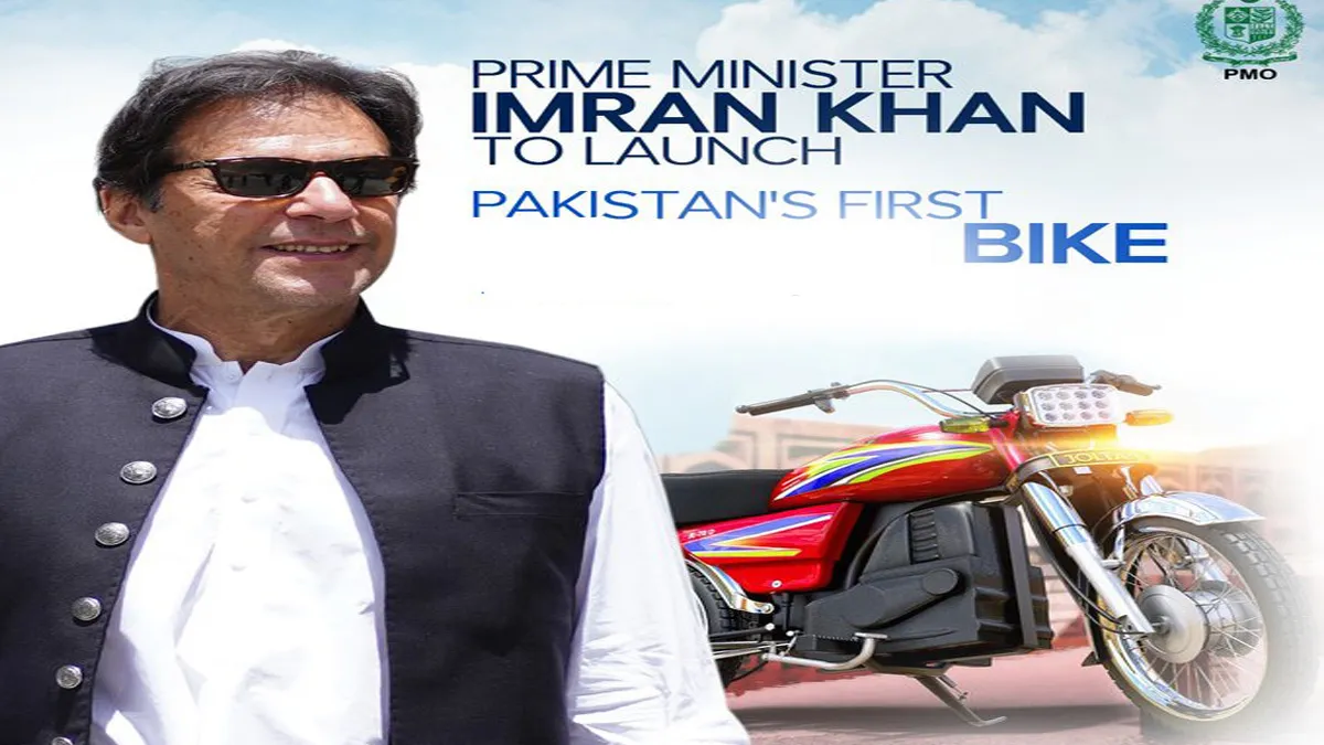 PM Imran Khan launches Pakistan’s indigenous Electric Bike JE70 - India TV Paisa