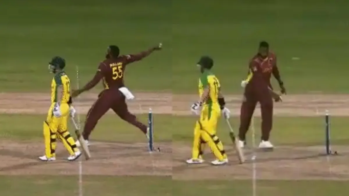 Kieron Pollard became a spinner, gave Mankading's warning to this Australian batsman, watch video- India TV Hindi