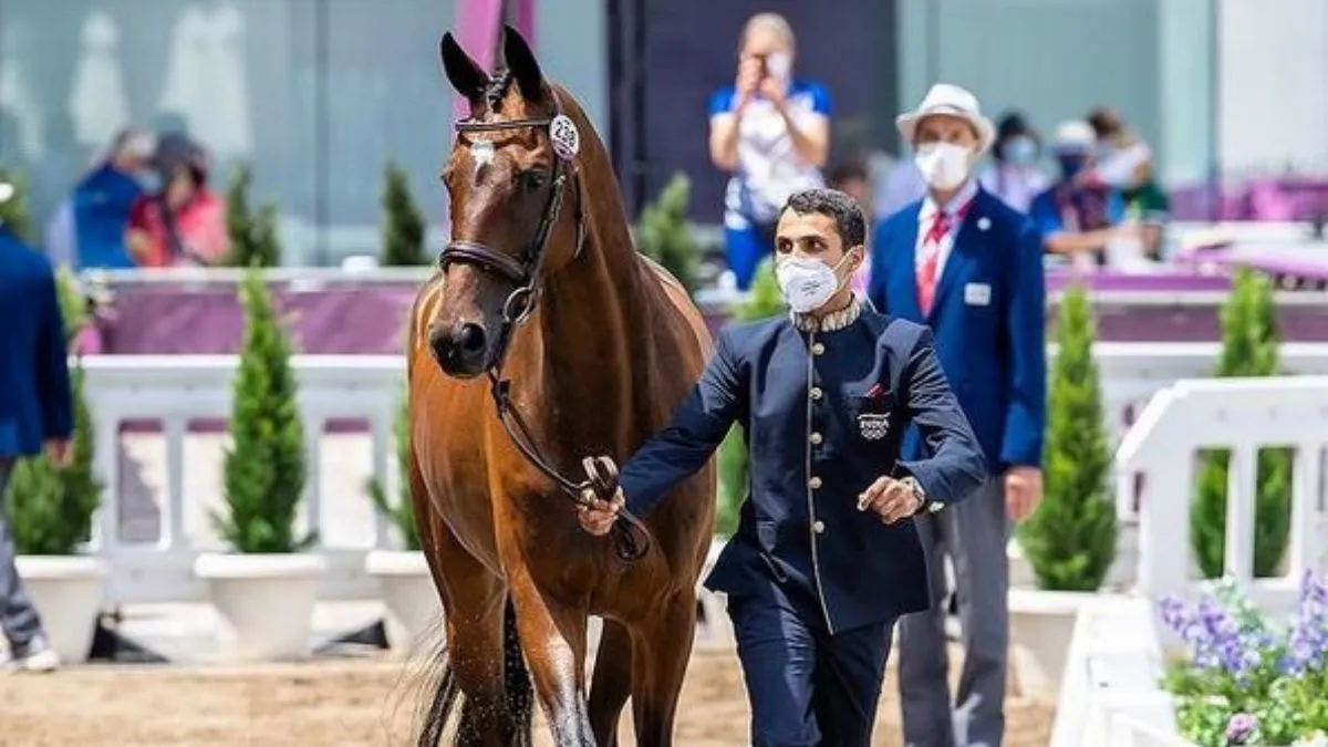 Tokyo Olympics 2020: Fouaad Mirza place seventh in dressage- India TV Hindi