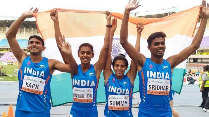 India's 4x400m mixed relay team wins bronze at the Under-20 World Athletics Championships- India TV Hindi