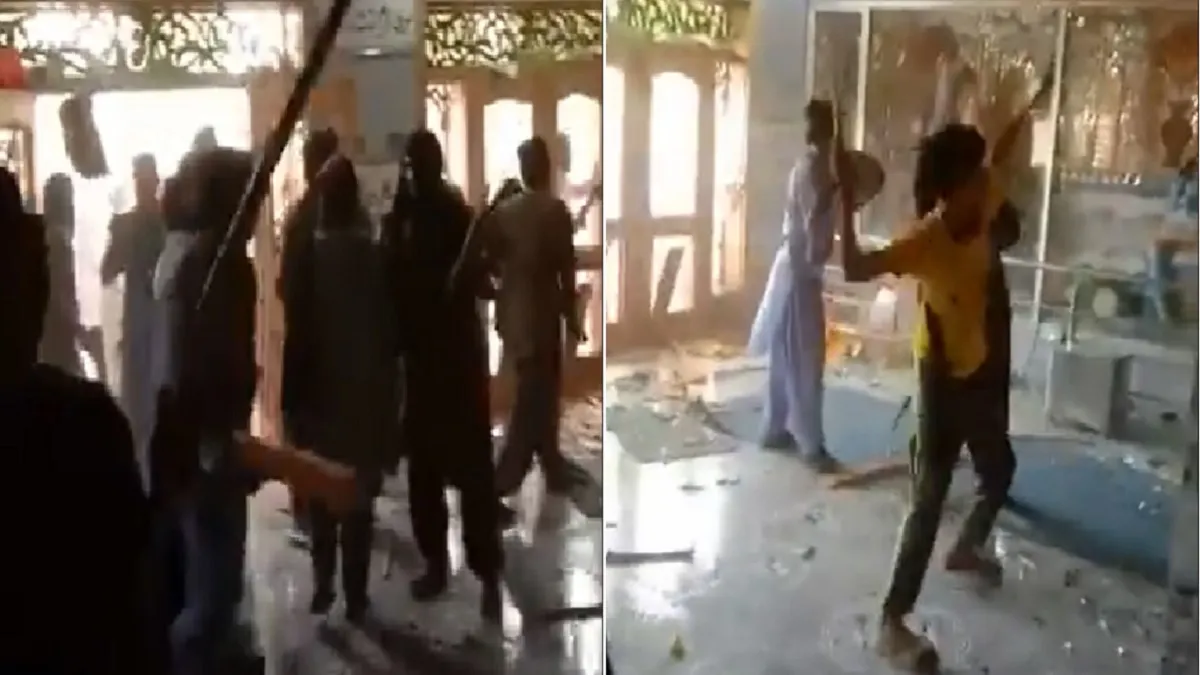 पाकिस्तान में भीड़ ने किया गणेश मंदिर पर हमला, मूर्तियों को नुकसान पहुंचाया- India TV Hindi
