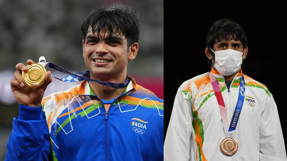 Tokyo Olympics 2020 7th August Neeraj created history by winning gold, Bajrang got bronze, India mad- India TV Hindi