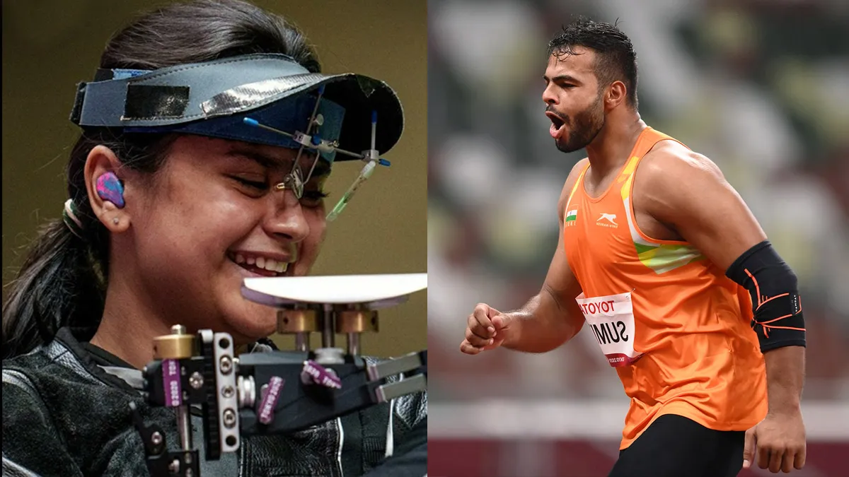 IndiGo gave a special gift to Paralympic gold medalists Avani Lekhara and Sumit Antil- India TV Hindi