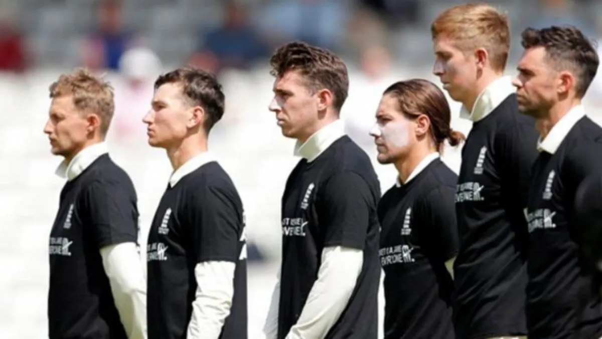 IND vs ENG: Know why England wore black t-shirts during the...- India TV Hindi
