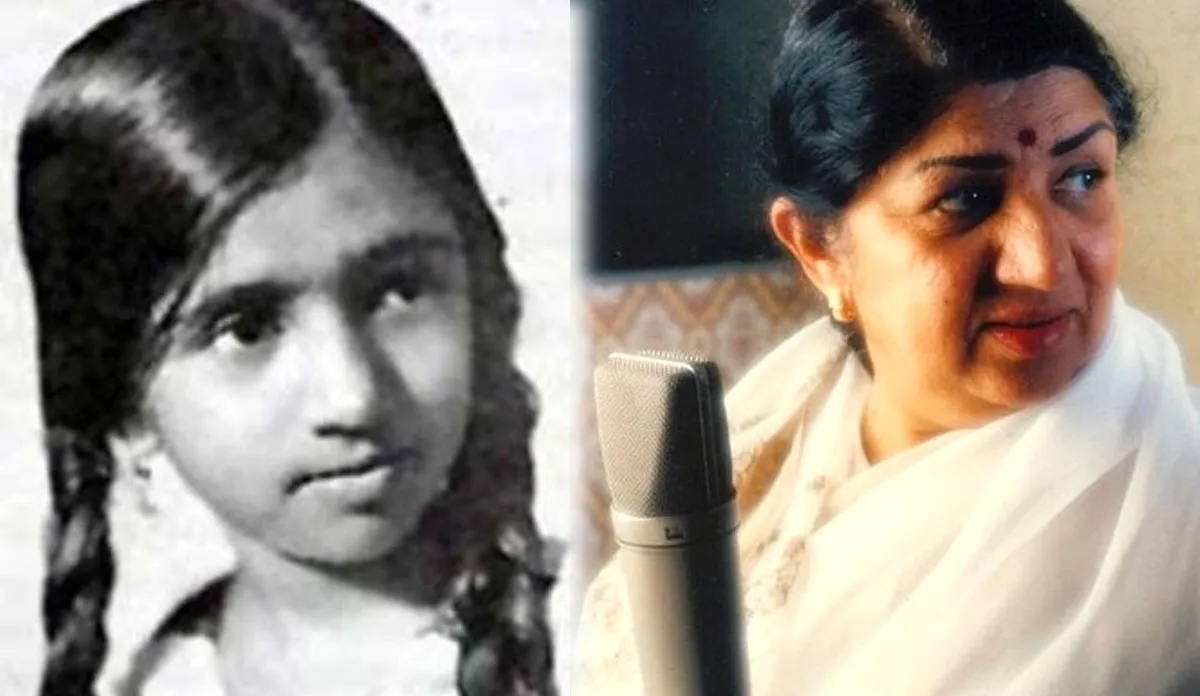 lata mangeshkar 83 years old photo first performance with father instagram post - India TV Hindi