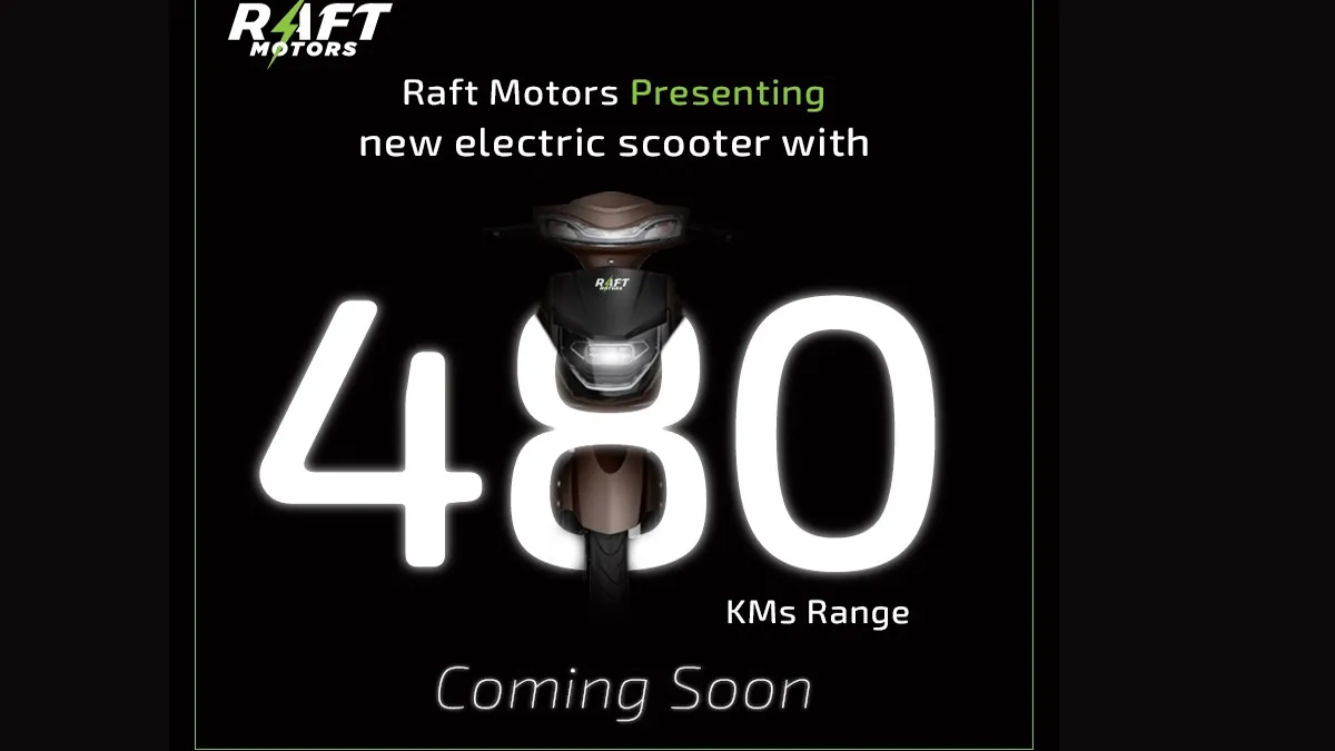 Raft Motors launch e scooter with 480KM range in one charge- India TV Paisa