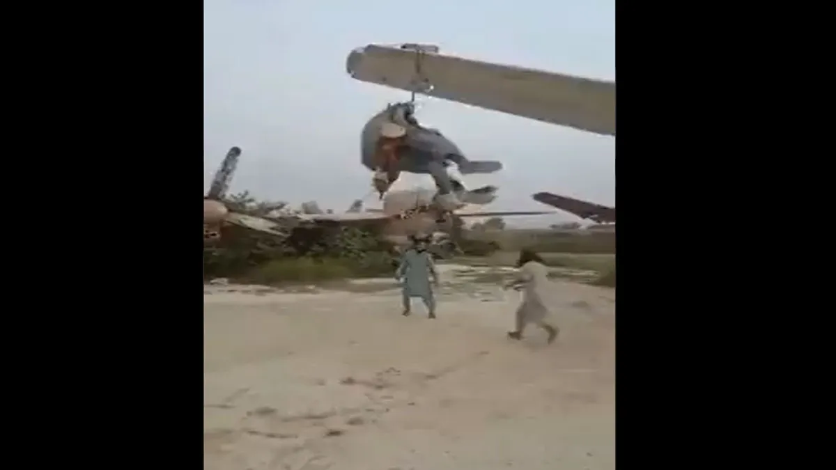 Talibans have turned US planes into swings and toys- India TV Hindi