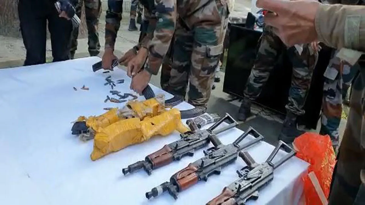 Jammu and Kashmir: 3 Pakistani terrorists eliminated in Uri, huge cache of weapons seized- India TV Hindi