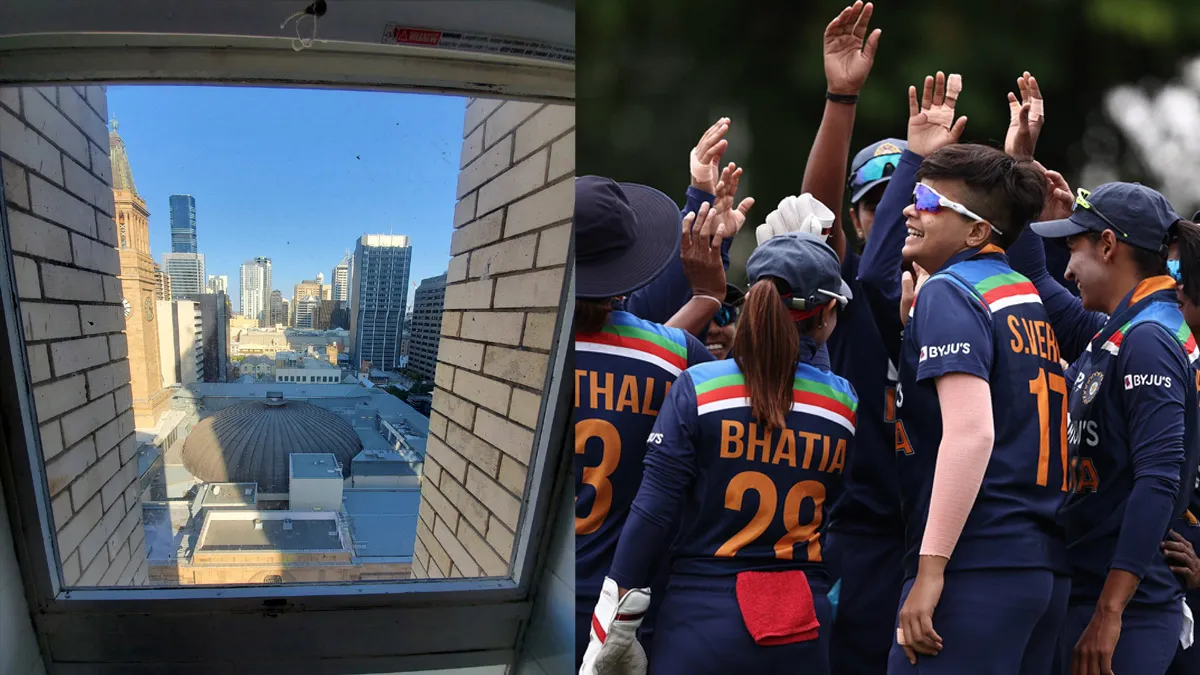 The Indian women's team that went to Australia is living in isolation in small rooms- India TV Hindi