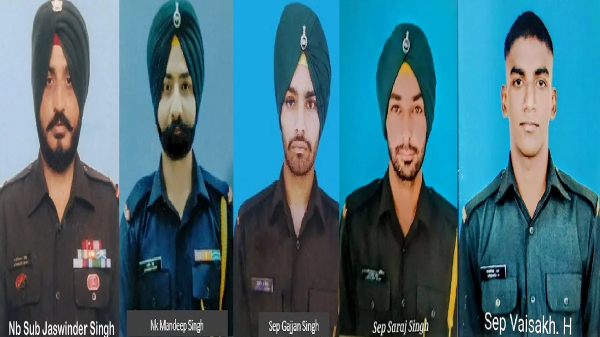 जम्मू-कश्मीर के पुंछ जिले में आतंकवादियों के साथ मुठभेड़ में एक जेसीओ समेत 5 सैनिक शहीद - India TV Hindi