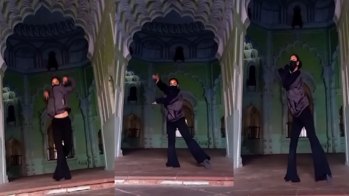 dance video in lucknow imambara goes viral muslim guru angry watch video इमामबाड़े में लड़की के डांस- India TV Hindi