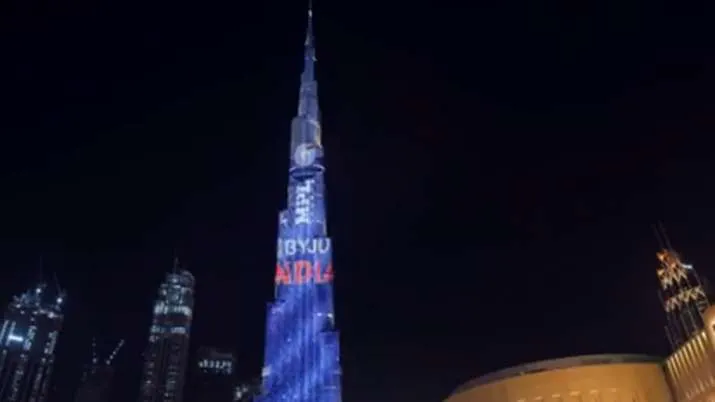 Team India T20 World Cup 2021 new jersey displayed at Burj Khalifa Watch Video- India TV Hindi
