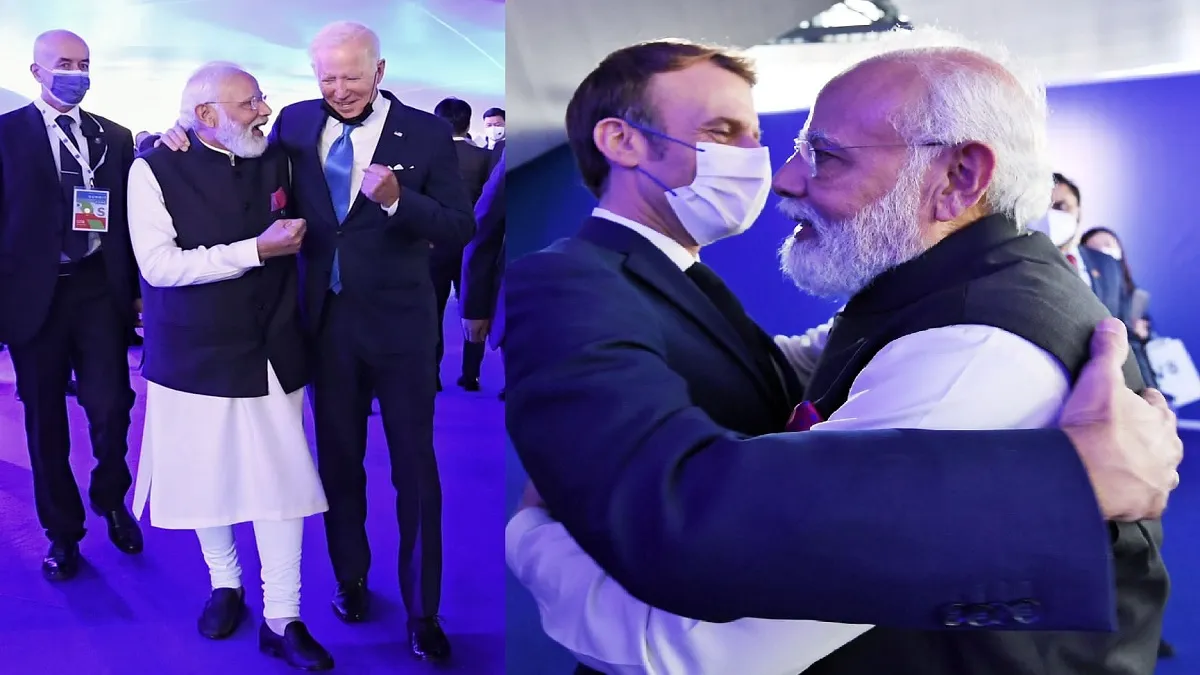 प्रधानमंत्री नरेंद्र मोदी ने रोम में जी-20 शिखर सम्मेलन से इतर अमेरिकी राष्ट्रपति जो बाइडेन और फ्रां- India TV Hindi