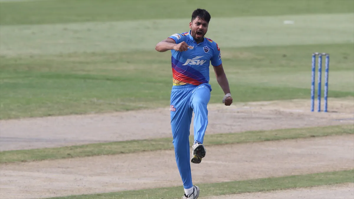 Avesh Khan made a splash against Mumbai Indians, became the second bowler to do so in IPL 2021 MI vs- India TV Hindi