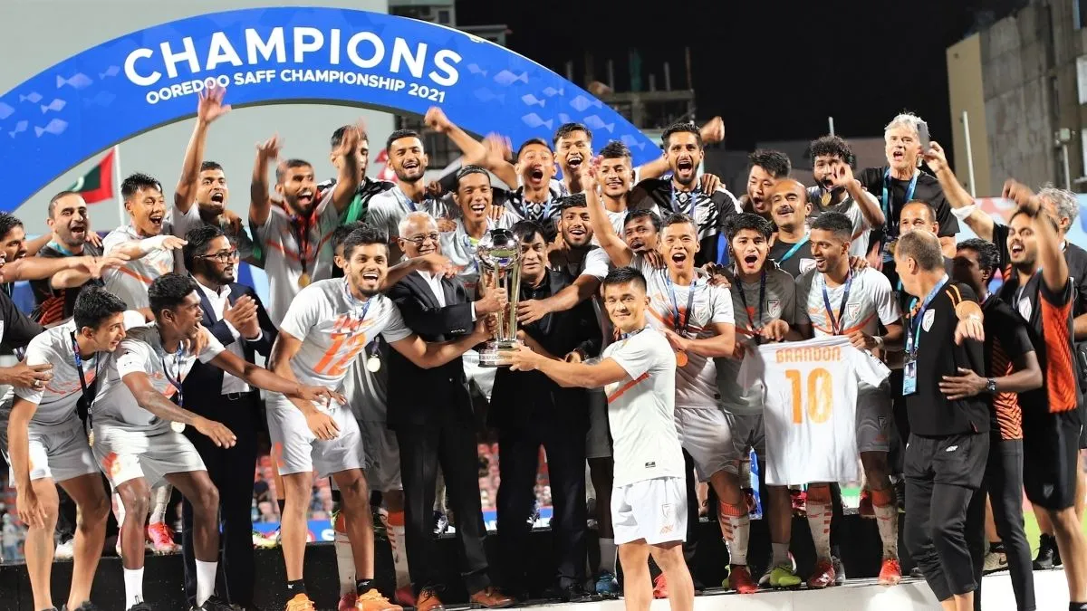 India crowned SAFF champions for 8th time as Sunil Chhetri...- India TV Hindi