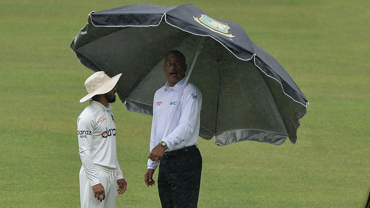 BAN vs PAK 2nd Test The second day play due to rain only 6.2 overs were bowled- India TV Hindi